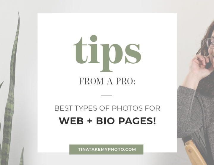 Best types of Photos for your Web + Bio Pages